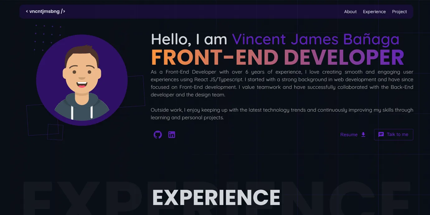 vincentjamesbanaga.com (NEXT JS)